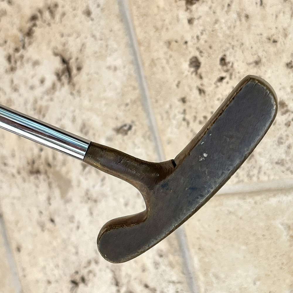 Acushnet Bullseye 35A Old Standard Putter LH Or RH Steel 35" (Bad Grip) - Picture 3 of 10